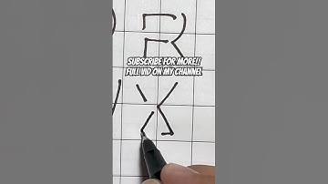Shadow effect for “X” shadow letters, shadow alphabets a to z #calligraphy #shadowlettering #shorts