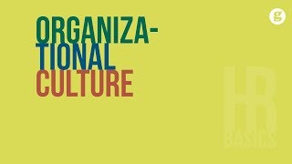 HR Basics: Organziational Culture