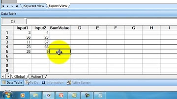 [QTP / UFT Videos] : Working with Data table using QTP - Part1