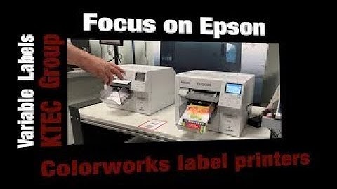 Focus on Epson Colorworks Label Printers - Labels-U-Print ® - KTEC GROUP UK