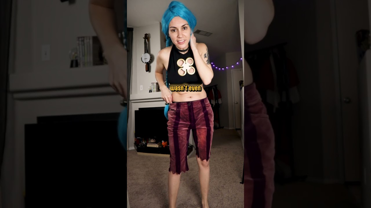 👀 remaking my Jinx cosplay 👀 #diycosplay #jinxcosplay