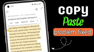 How To Fix Text Copy & Paste Not Working Problem Solved In Android
