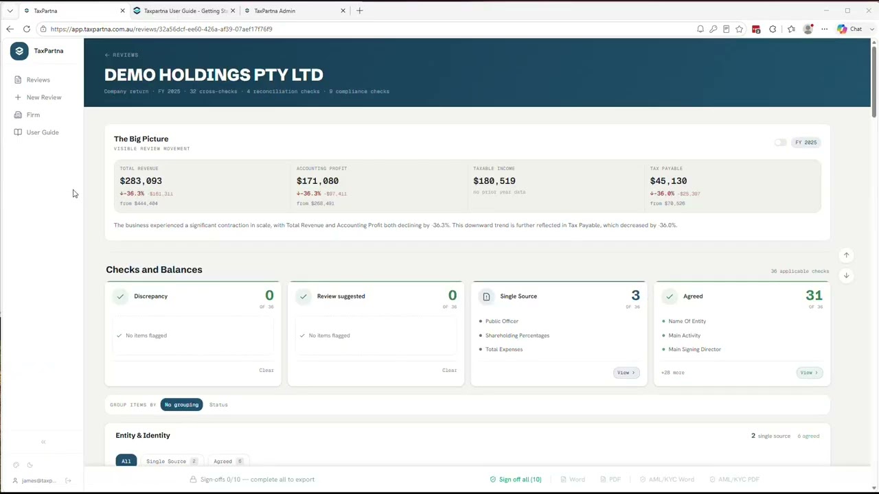 Taxpartna Quick Start Guide