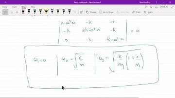 Oscillations and linear triatomic molecule part 2