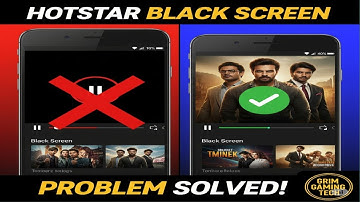 How to Fix Jio Hotstar Black Screen Problem | 100% Working Solution