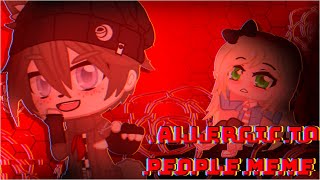 Allergic To People Meme Gacha Club Tw Bright Colorsglitching