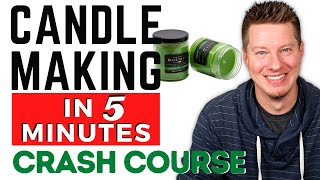 How to Make Candles in 5 Minutes (Crash Course) | DIY Candle Making for Beginners