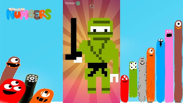 Fun Ninja Part 1 Puzzles - DragonBox: Numbers (iPad, iPhone, Android). Fun game for kids.