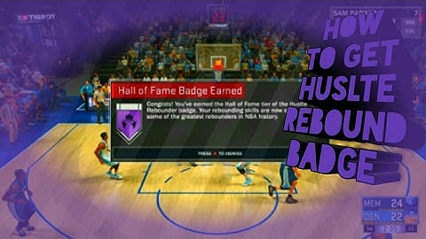 NBA 2k17 | Hustle Rebounder badge tutorial