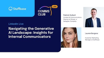 Navigating generative AI Landscape | Comms Club Live