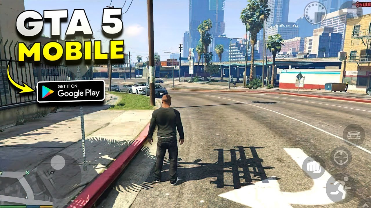 GTA 5 Mobile Gameplay - New BETA RTX High Graphics for Android & iOS [Link]  🔥 - BiliBili