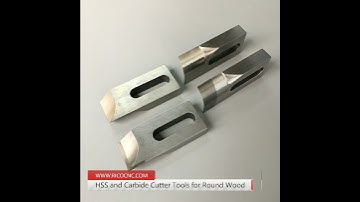 HSS and Carbide Cutter Tools for Round Wood Rod Stick Lathing