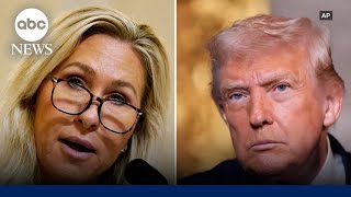 Download Lagu Marjorie Taylor Greene makes new allegations in fallout with Trump MP3