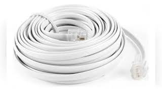 Resenha: Fio Telefone Cabo 4 Vias Rj11 7 Metros Branco Branco