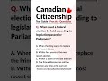 Canadian Citizenship Test question #canadiancitizenshiptest #citizenshiptest #shorts #canada  #ielts