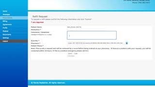Patient Portal: How to Request a Prescription Refill