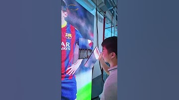 Because Messi makes me feel happy in life!#ledvideowall #eagerled #ledwall #ledmodule #ledbillboard