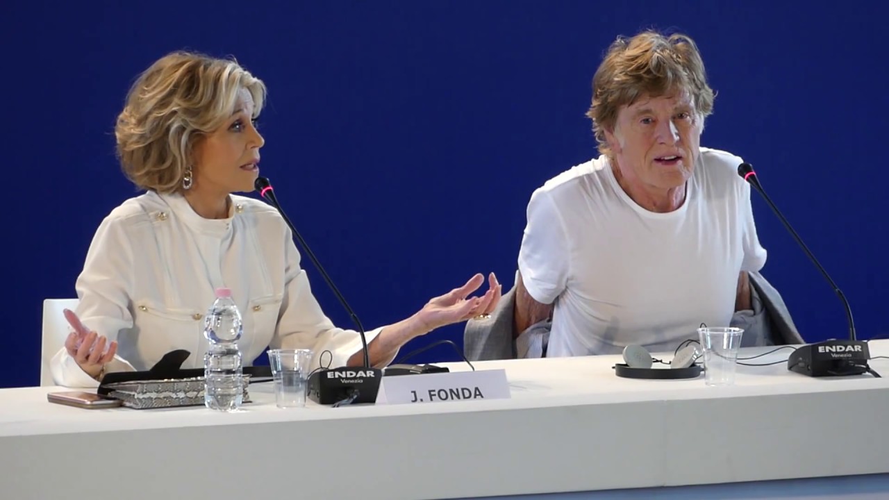 robert redford venice 2017 jane fonda and robert redford press conference venice film robert redford venice 2017 jane fonda and robert redford press conference venice film
