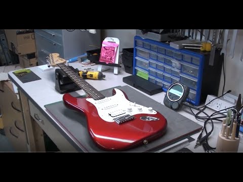 2008 Squier Affinity Series Stratocaster - this metallic red