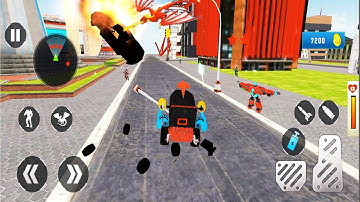 tuk tuk Rickshaw Dragon Robot  Transform Robot Game - Auto Rickshaw  robot game #8 Android Game Play