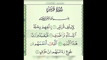 Surah Quraysh Mishary Rashid Alafasy 