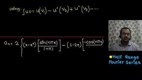 Half Range Fourier Series