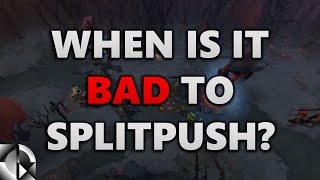 When to stop splitpushing as a support | Dota 2 7.28c