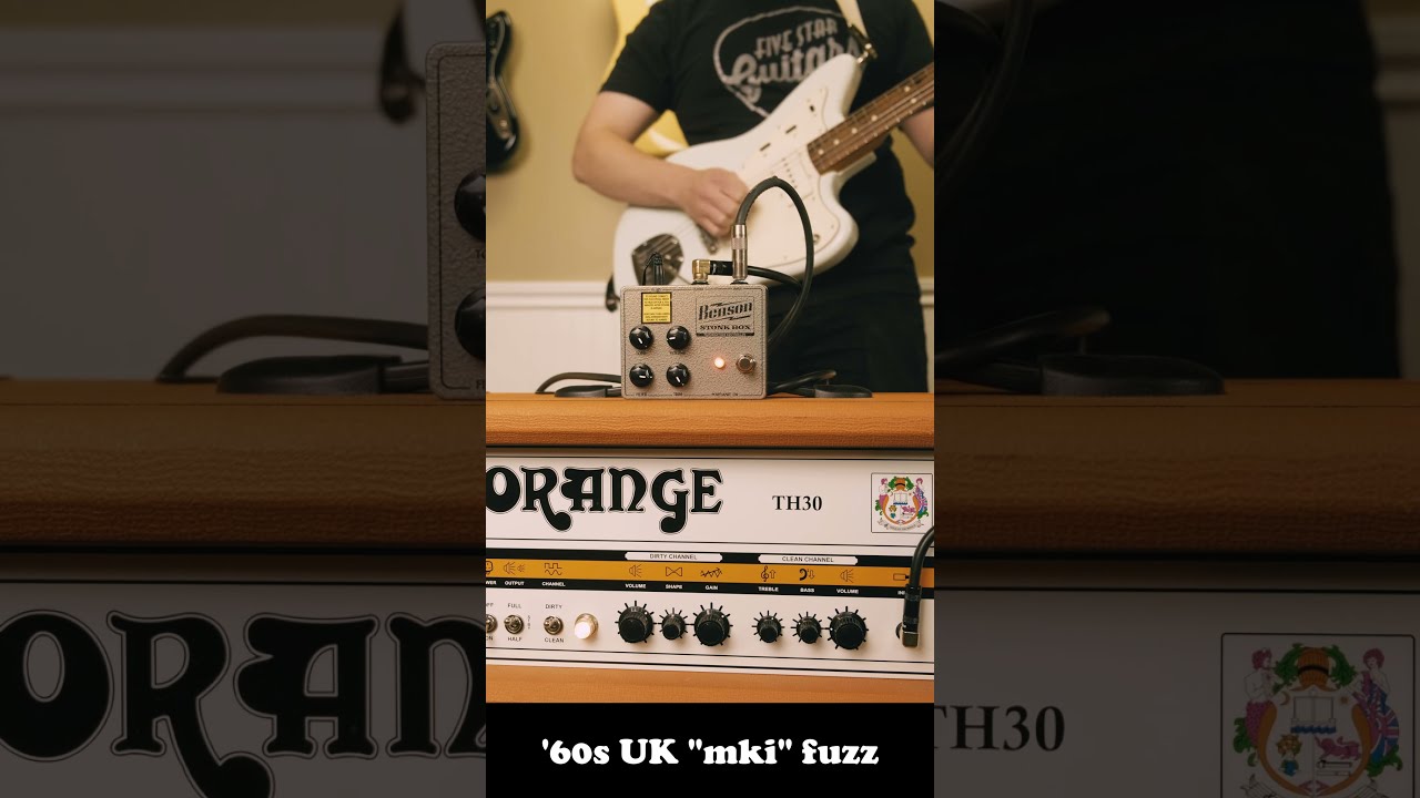 Benson Stonk Box! #fuzz #bensonamps #orangeamps - YouTube
