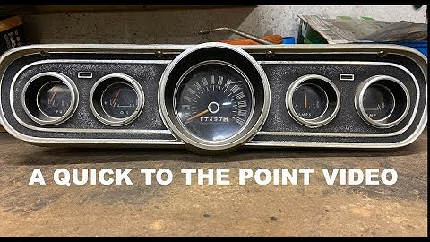 How to Quickly Bench Test Classic Mustang Gauges