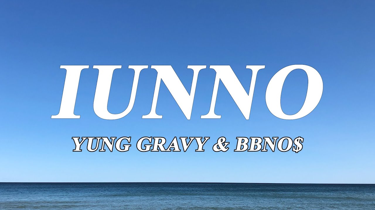 Yung Gravy & bbno$ - iunno (Lyrics)