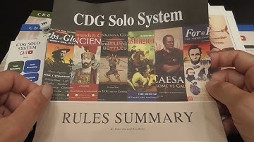 CDG Solo System (GMT) Overview