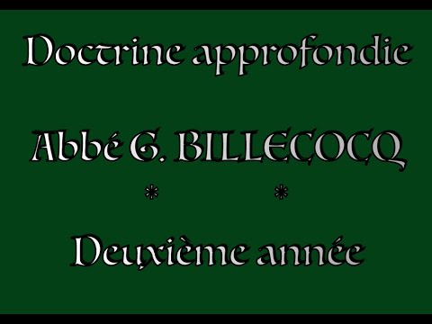 19H15 doctrine approfondie - cours 8 : Les anges/ La création- abbé G. Billecocq 19H15 doctrine approfondie - cours 8 : Les anges/ La création- abbé G. Billecocq