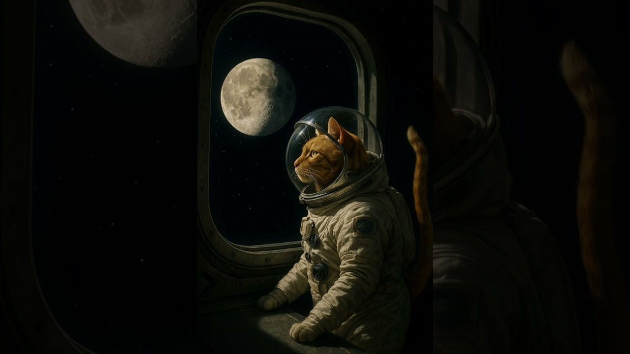“Astronaut Cat on the Moon 🌙🐾 | Epic Space Adventure Story” 1