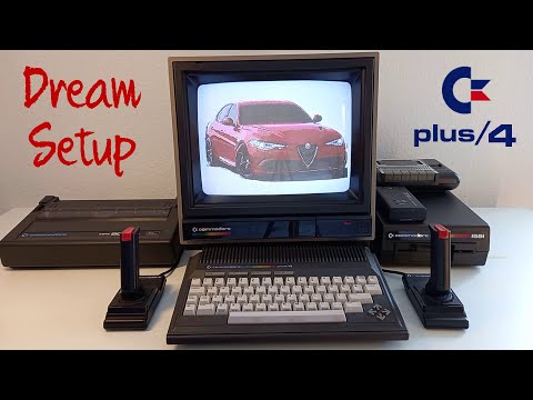 My Commodore Plus/4 dream setup