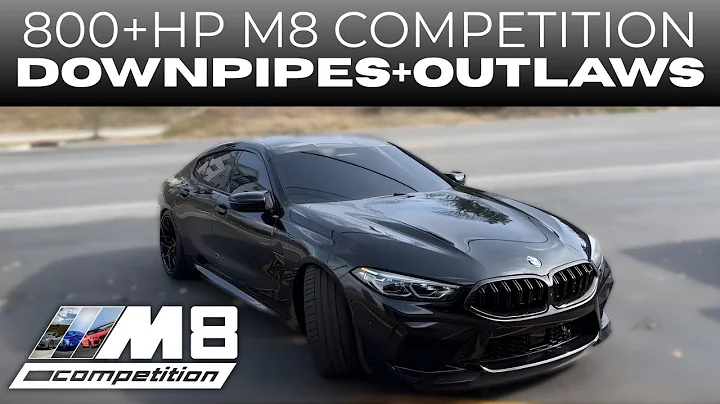 800+hp 2020 BMW M8 Competition w/ Downpipes & Flowmaster Outlaws!
