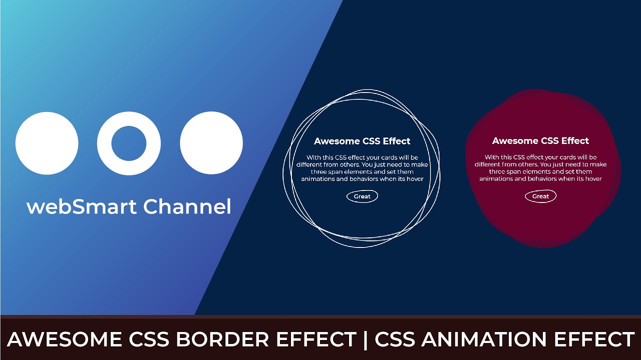 Span elements. CSS Awesome. Html border Effect. CSS is Awesome. CSS button border animation.