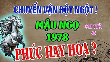 MẬU NGỌ 1978 - Sau 48 Tuổi – Đón BIẾN CỐ LỚN: PHÚC TRỜI MỞ RA hay HỌA GIÁNG ĐẦU?