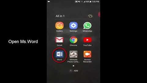 MS Office 2010 | Free Tutorial for Beginners on Android Mobile | Part 2