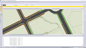 CIVIL DESIGNER FAQ Generating a table of selected setting out information.