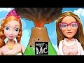 Volcan!!  Project Mc2 Adrianne Attoms Play Doh  Volcan Experimento de Ciencias + Frozen Anna