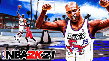 99 VINCE CARTER CONTACT DUNKS & LIMITLESS GREENS on NBA 2K21