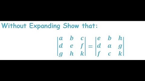 Determinant Without Expansion | Learn in 2 Min | Urdu/Hindi