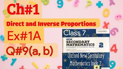 Ch#1 Ex#1A Q#9(a, b)