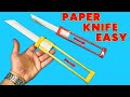 How to Make a Paper Knife - Easy Knife Tutorial