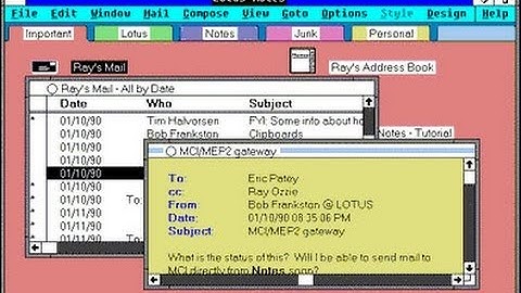 Lotus Notes Commercial 1990