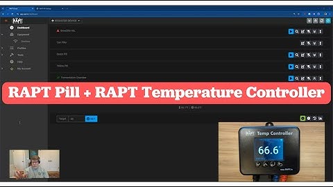 RAPT Pill + RAPT Temperature Controller
