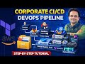 GitLab → Jenkins → Docker → Terraform → Kubernetes (EKS) | Corporate CI/CD Pipeline | Real Project