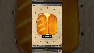 SÁNDWICH CALIENTE en 5 minutos con FREIDORA de AIRE ?? #AirFryer