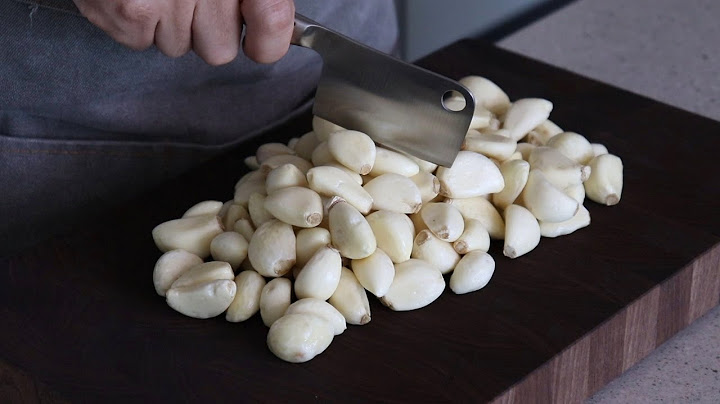 Make 3 delicious Korean garlic dishes.