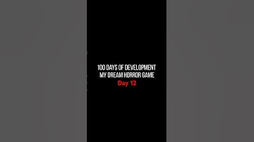 100 days of development my dream horror game - Week 2 #gamedev #indiegame #horrorgame #indiegamedev